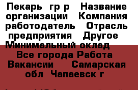 Пекарь– гр/р › Название организации ­ Компания-работодатель › Отрасль предприятия ­ Другое › Минимальный оклад ­ 1 - Все города Работа » Вакансии   . Самарская обл.,Чапаевск г.